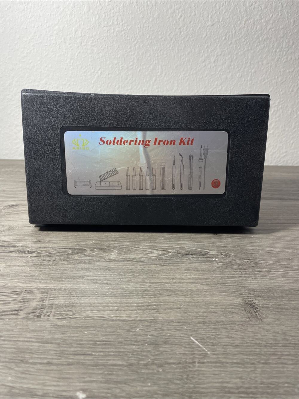 Ariso Soldering Iron Kit with Carrying Case - Electronics Repair Tool Set
